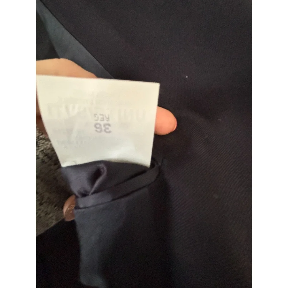 Botnay 500 Navy Wool Blazer Gold Buttons Canada‎ 36R *tiny flaw